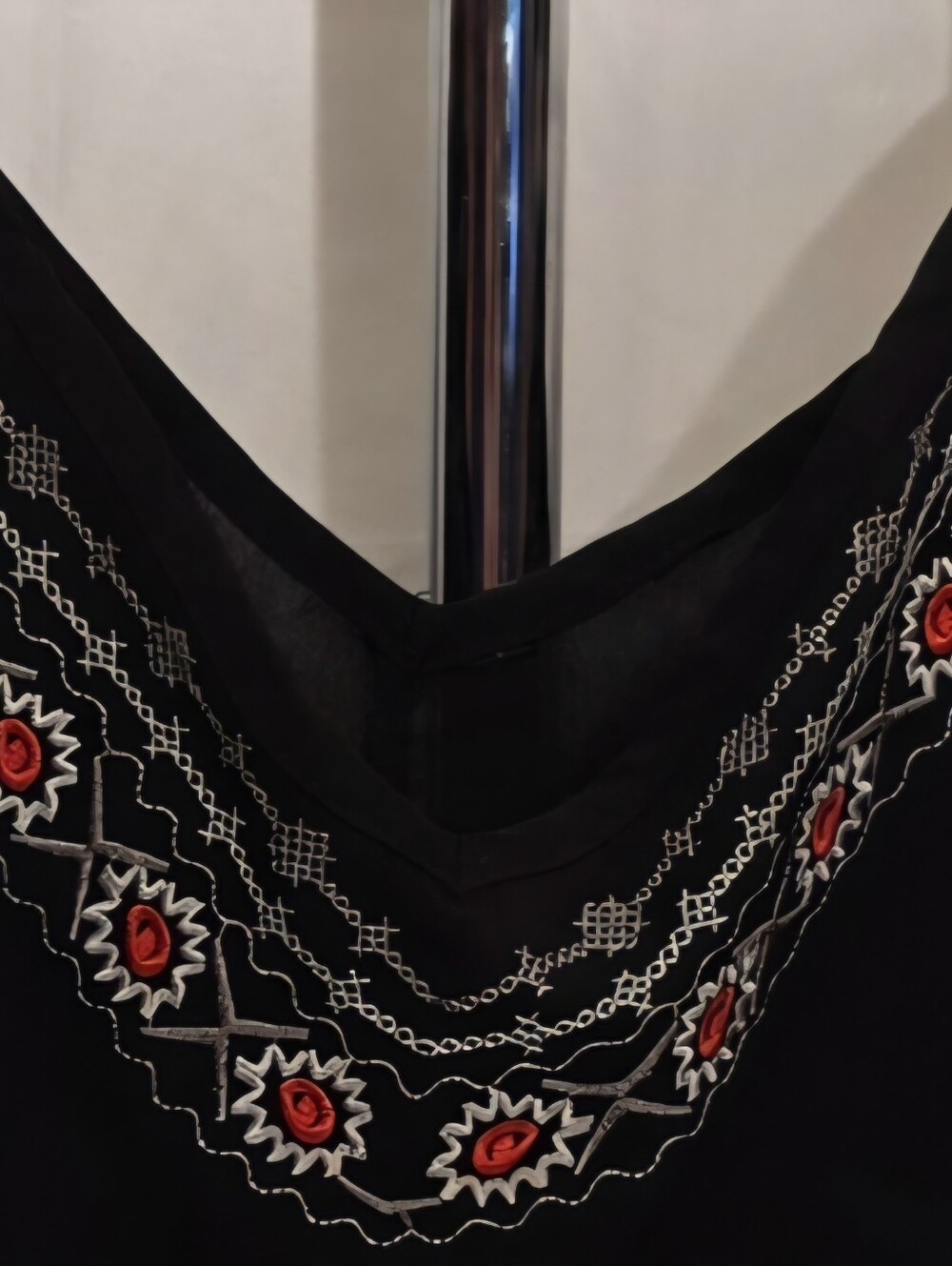 Embroidered Spaghetti Top - Picture 4 of 4